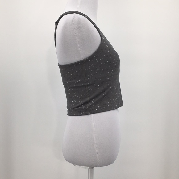 Beyond Yoga Gray Paint Splatter Leggings Tank Top Set Womens Small Gym Workout - Picture 3 of 16